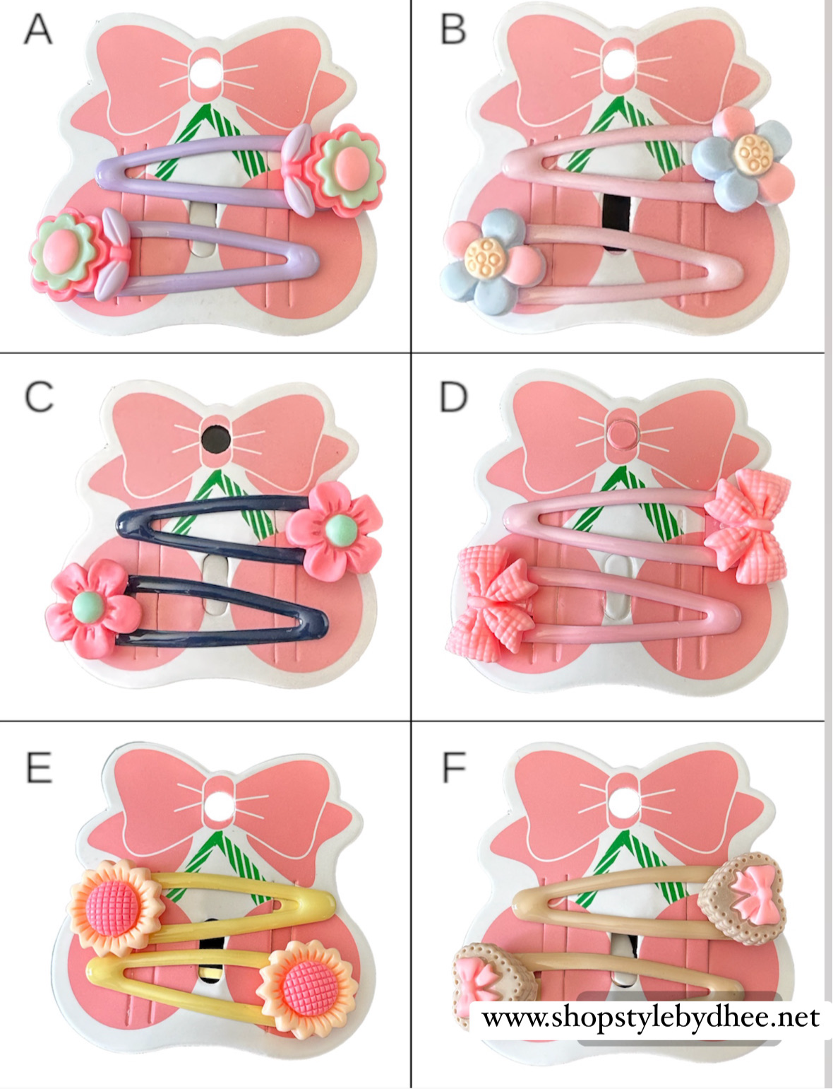 Cute Colurful Hairclips