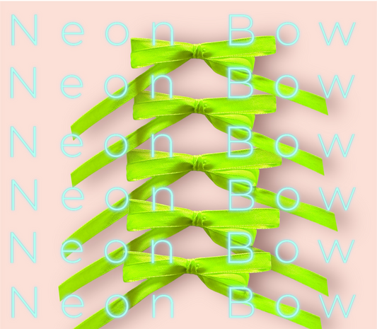 Neon Bow Workout Clip