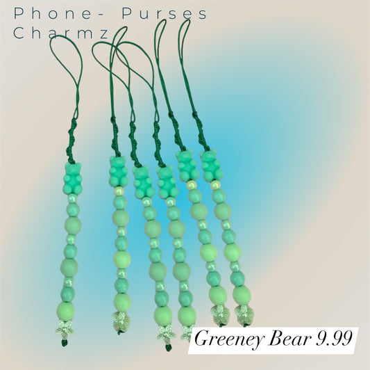 Bear Green Charm